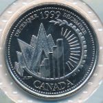 Canada, 25 cents, 1999