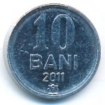 Moldova, 10 bani, 2011