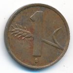 Швейцария, 1 раппен (1951 г.)