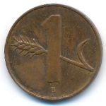 Швейцария, 1 раппен (1958 г.)