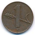 Швейцария, 1 раппен (1962 г.)