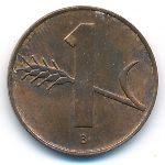 Швейцария, 1 раппен (1967 г.)