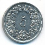 Швейцария, 5 раппенов (1939 г.)