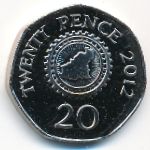 Гернси, 20 пенсов (2006–2012 г.)