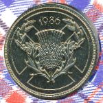 Great Britain, 2 pounds, 1986
