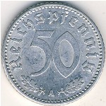 Nazi Germany, 50 reichspfennig, 1935