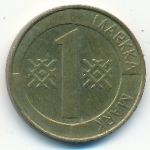 Finland, 1 markka, 1997
