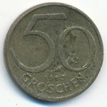 Austria, 50 groschen, 1965