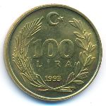 Турция, 100 лир (1993 г.)