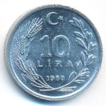 Турция, 10 лир (1988 г.)