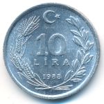 Турция, 10 лир (1988 г.)