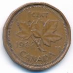 Канада, 1 цент (1982 г.)