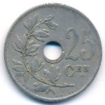 Belgium, 25 centimes, 1921