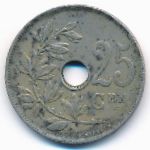Belgium, 25 centimes, 1922