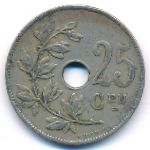 Belgium, 25 centimes, 1928