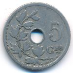 Belgium, 5 centimes, 1901–1903