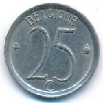 Belgium, 25 centimes, 1971