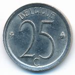 Belgium, 25 centimes, 1971
