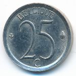 Belgium, 25 centimes, 1973