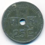 Belgium, 25 centimes, 1942