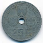 Belgium, 25 centimes, 1942