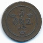 Швеция, 5 эре (1907 г.)