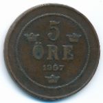 Швеция, 5 эре (1907 г.)