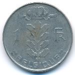 Belgium, 1 franc, 1964
