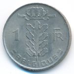 Belgium, 1 franc, 1975