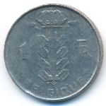 Belgium, 1 franc, 1976