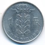 Belgium, 1 franc, 1980
