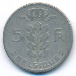 Belgium, 5 francs, 1961