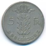 Belgium, 5 francs, 1962