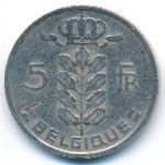 Belgium, 5 francs, 1963