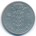 Belgium, 5 francs, 1964