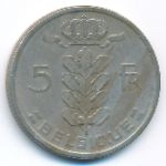 Belgium, 5 francs, 1971
