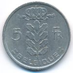 Belgium, 5 francs, 1974