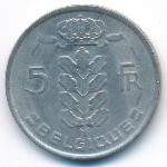 Belgium, 5 francs, 1976
