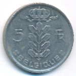 Belgium, 5 francs, 1977
