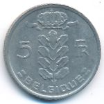 Belgium, 5 francs, 1977