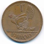 Ireland, 1 penny, 1968