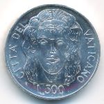Vatican City, 500 lire, 1998