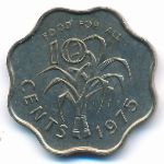 Swaziland, 10 cents, 1975