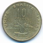 Djibouti, 10 francs, 1983
