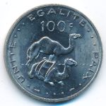 Djibouti, 100 francs, 1977
