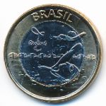 Бразилия, 1 реал (2016 г.)