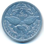 Новая Каледония, 2 франка (1977–2018 г.)