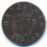 Ireland, 1/2 penny, 1774–1782