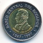 Ecuador, 100 sucres, 1997