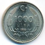 Турция, 1000 лир (1993 г.)